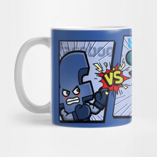 Funny Social Media Big Tech Logo Rivalry UFC Mug